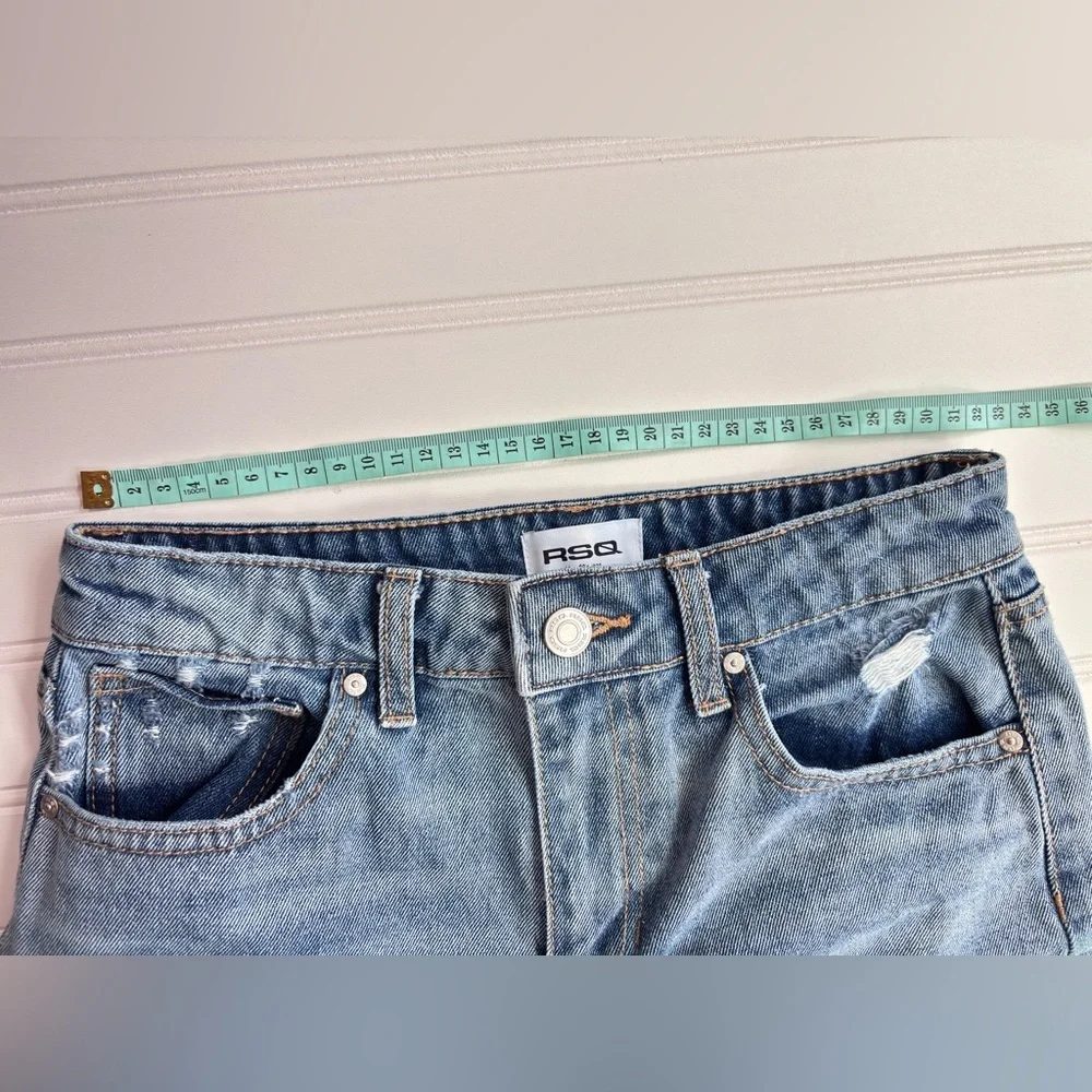 RSQ Girl’s High Rise baggy Ripped jeans Size 14p